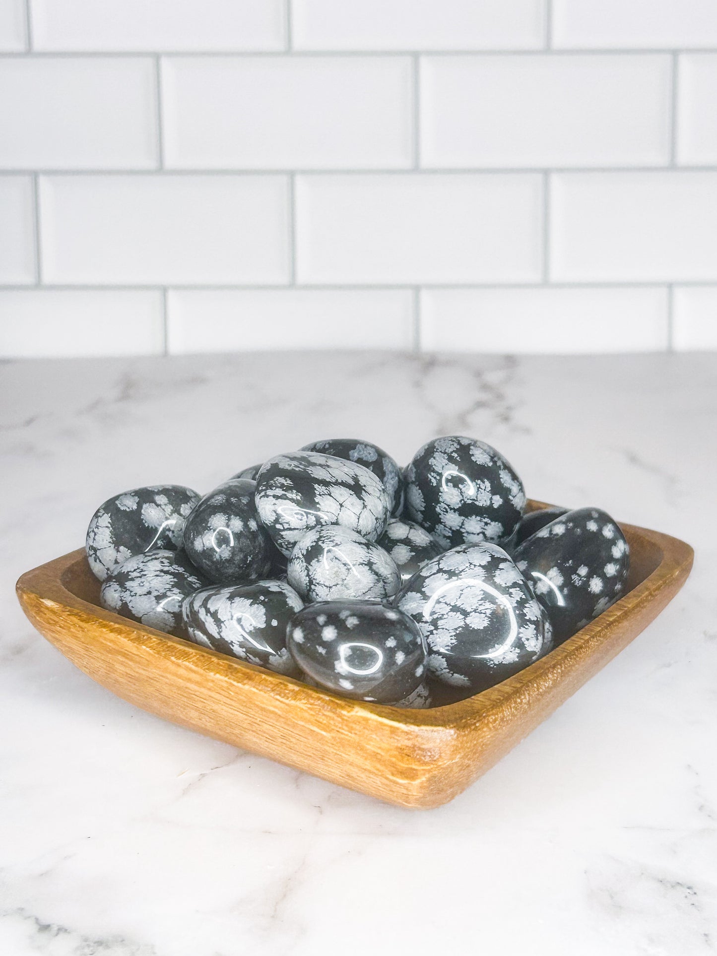 snowflake obsidian crystal