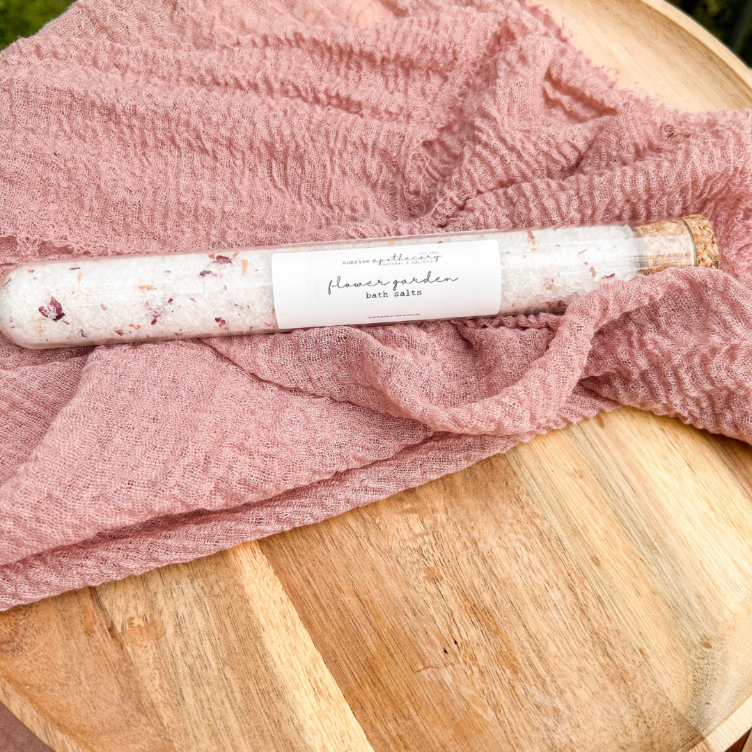 flower garden bath salt